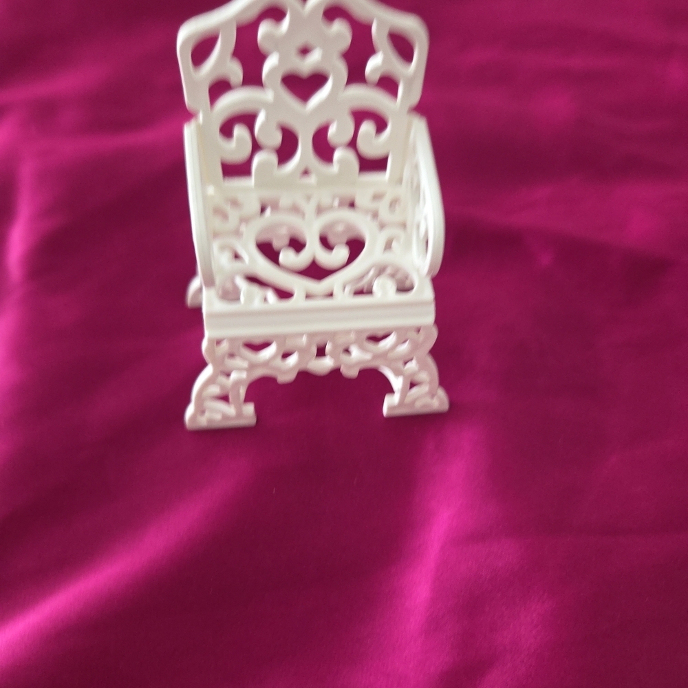 My Little Pony White Ornate Miniature Chair